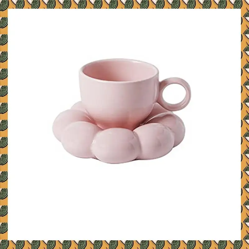 

A77I Cute Couple Coffee Cup Creative-Men And Women Mug Student Office Small Fresh--Cup Large-Capacity Water Cup D Easy To