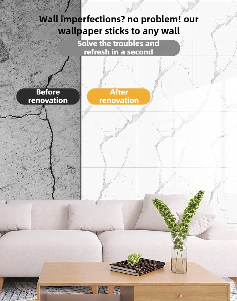 12 قطعة 30x30 سنتيمتر بولي كلوريد الفينيل لوحة الحائط الرخام قشر وعصا زيت مقاوم للماء غطاء مقاوم للماء عيوب للمناطق عالية الاتصال