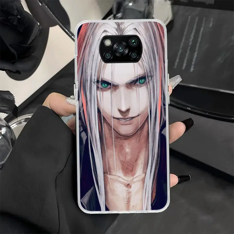 Anime FINAL FANTASY 7 BloodyBeni Phone Case for Xiaomi Poco X7 X6 X5 X3 Pro X4 Nfc F6 F5 F4 Gt F3 F1 M5S M4 M3 M5 Soft Silicone 