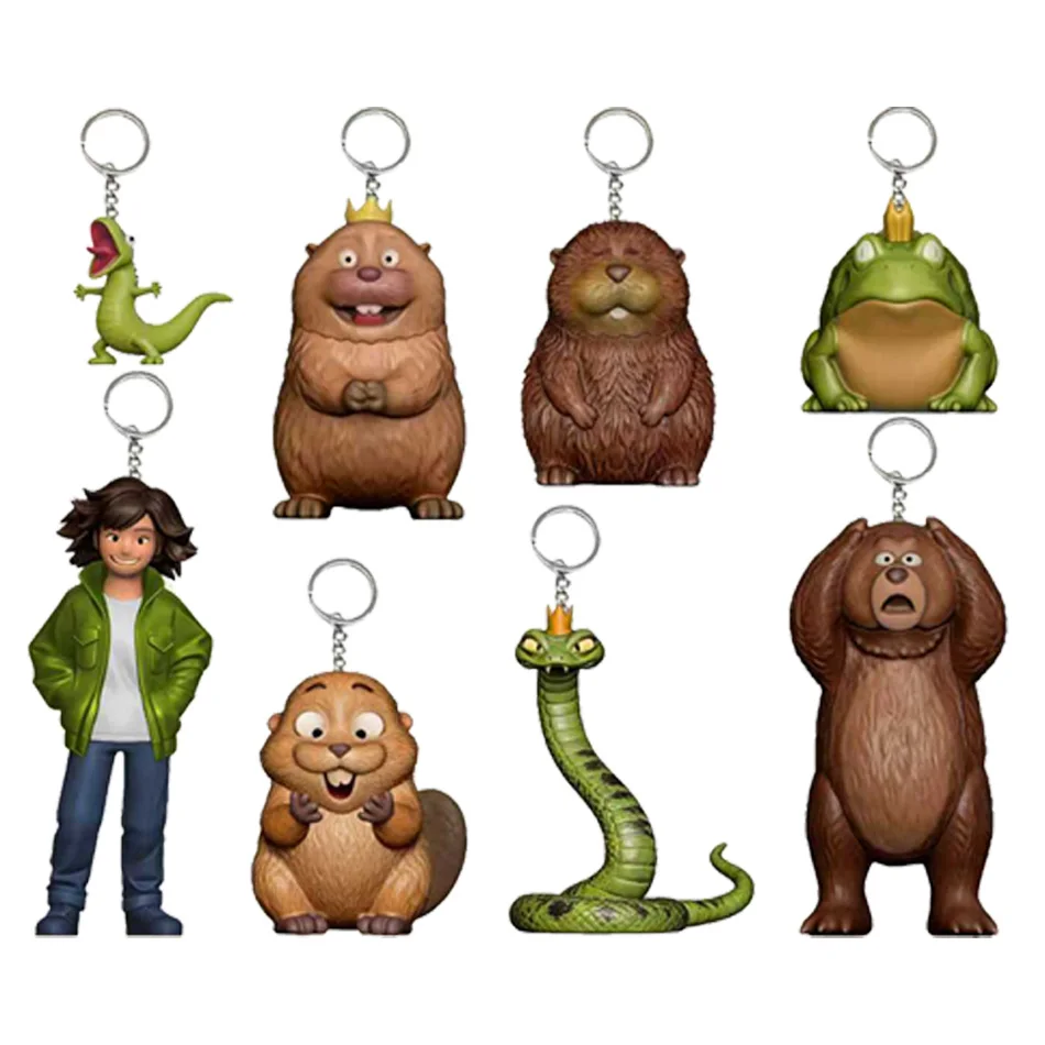 2026 Beaver Transformation Plan Model Toy Set with Keychain Car Decoration Creative Birthday Gift Collectible Level Toy