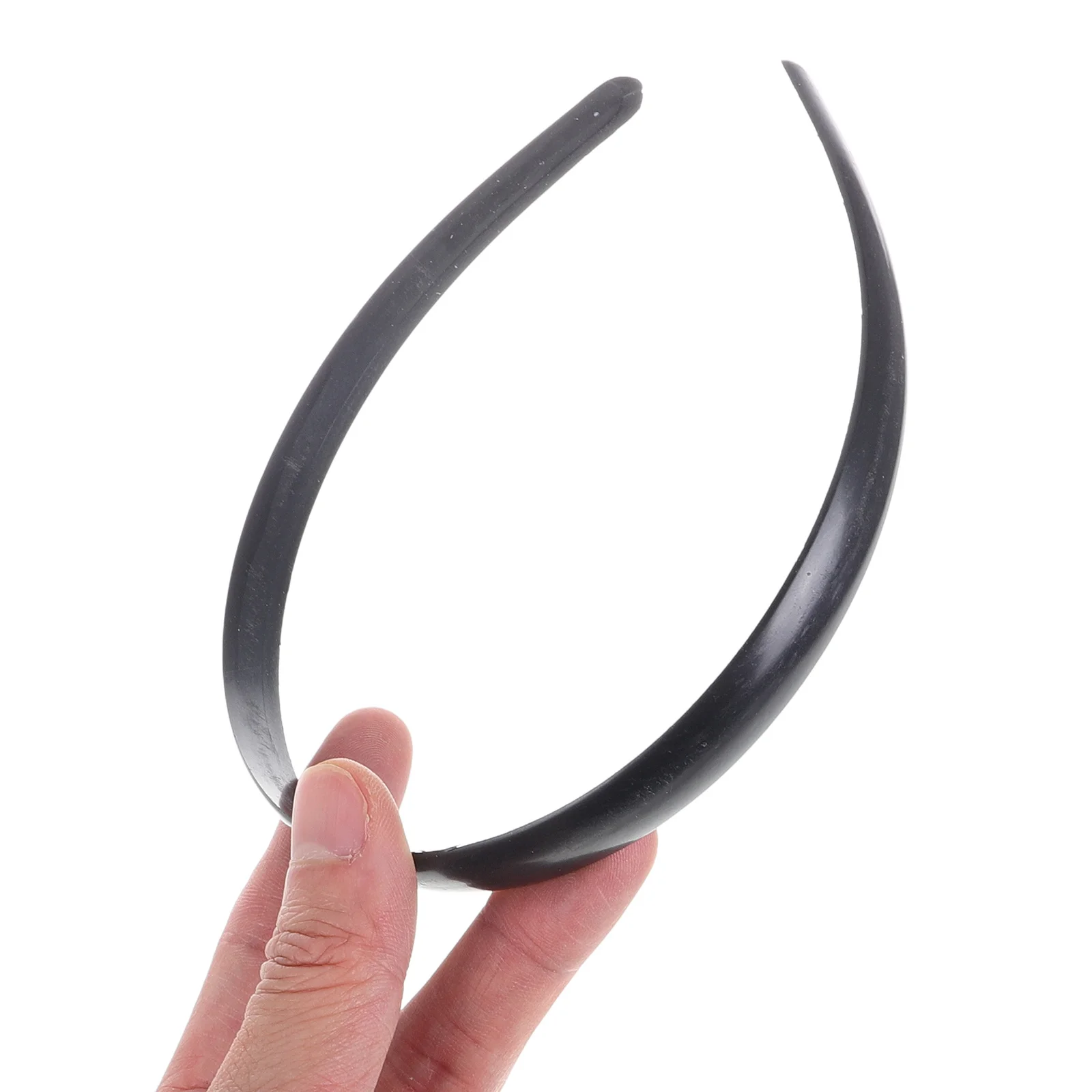 50 Uds. Aro de pelo de plástico negro, diadema de diseño Simple, accesorios elegantes para el cabello para mujeres y niñas, diademas de plástico duro para fiesta de cumpleaños