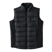 Men USB Infrared 9 Heating Areas Vest Jacket Men Winter Electric Heated Vest Waistcoat For Sports cycling