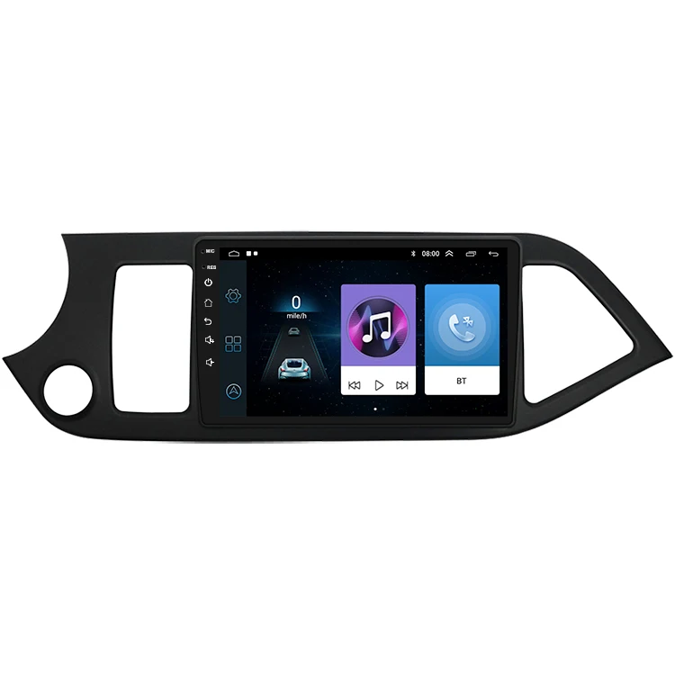 Android Monitor Frame 9inch Car Music Player Mp3 Touch Screen Car Dvd Player for KIA PICANTO RIO 2011-2015