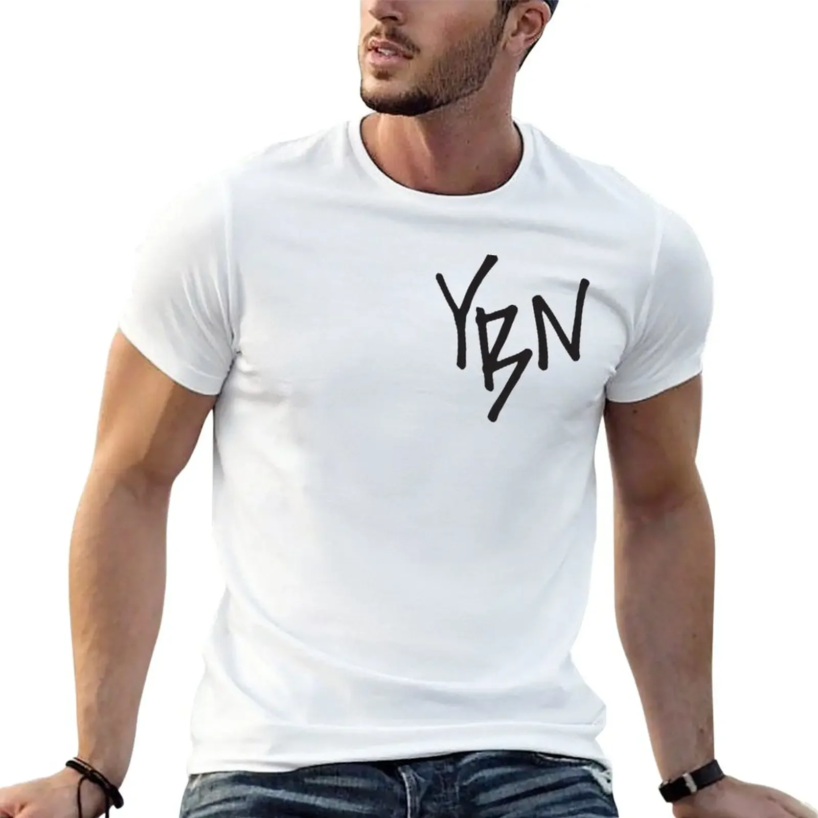 

YBN T-Shirt for a boy vintage clothes fitted t shirts for men