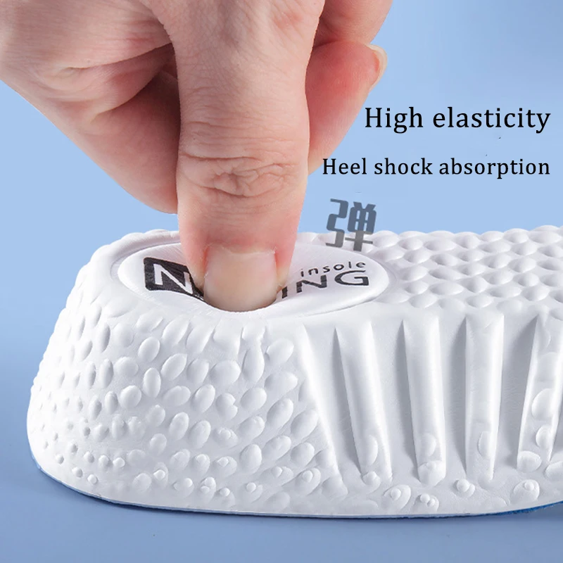 Memory Foam Height Increase Insoles Sneakers Heel Lift Shoe Pads for Men Women Shoes Flat Feet Arch Support Orthopedic Insoles image 3