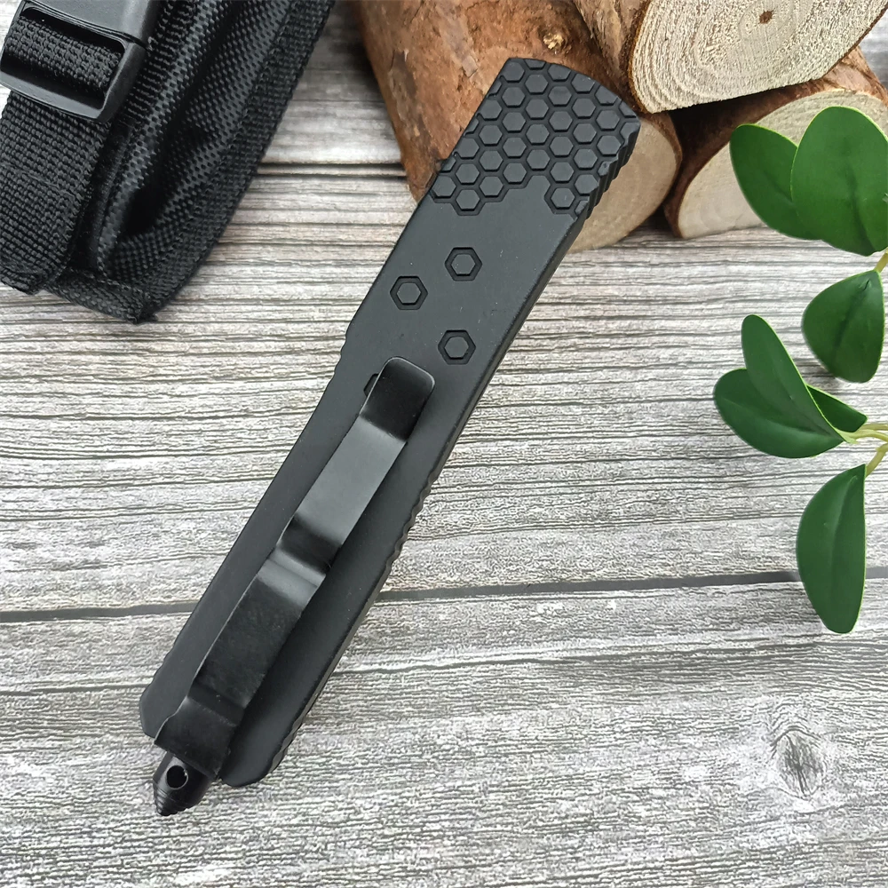 Model F156 Folding Pocket Knife with Original Box 440C Blade Zinc Alloy Handle Outdoor Camping Portable Tool Hunting EDC Knives