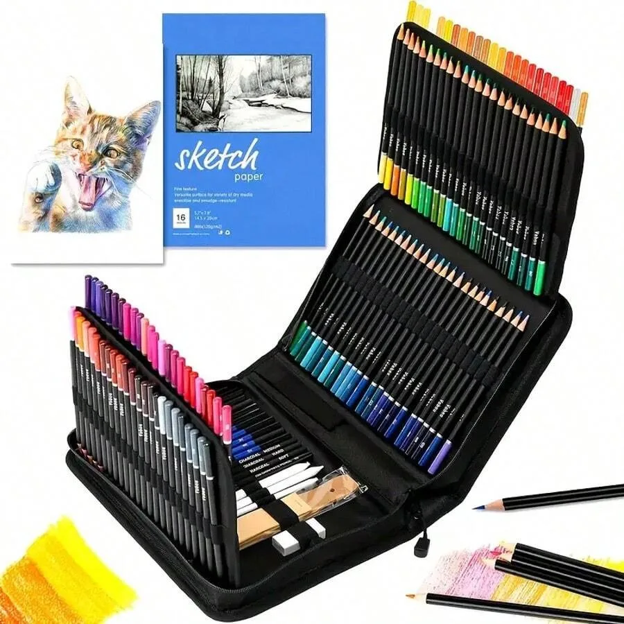146pcs Professional Drawing Pencil Set 146pcs Complete Sketching And Painting Kit For Artists Back To School