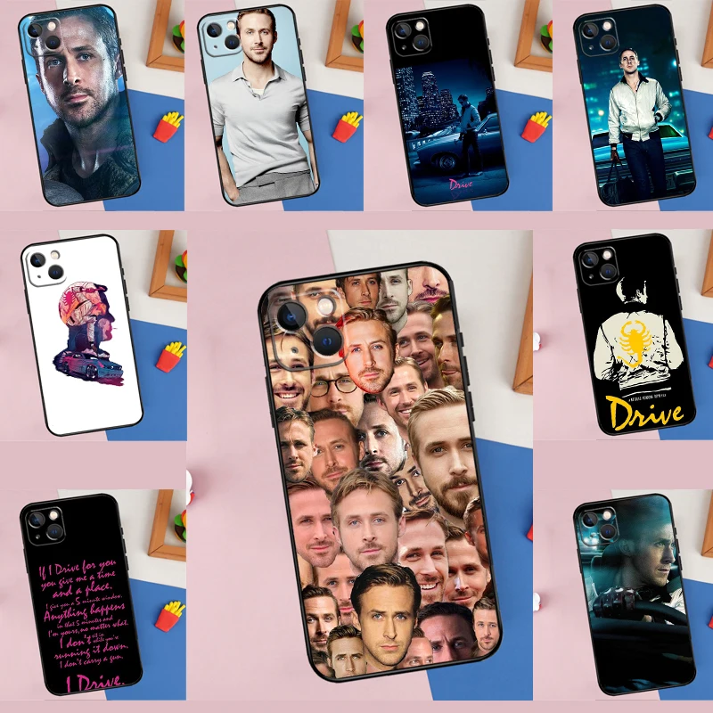 Ryan Gosling Case For iPhone 13 11 12 14 15 16 Pro Max Mini X XR XS Max Plus Soft Cover