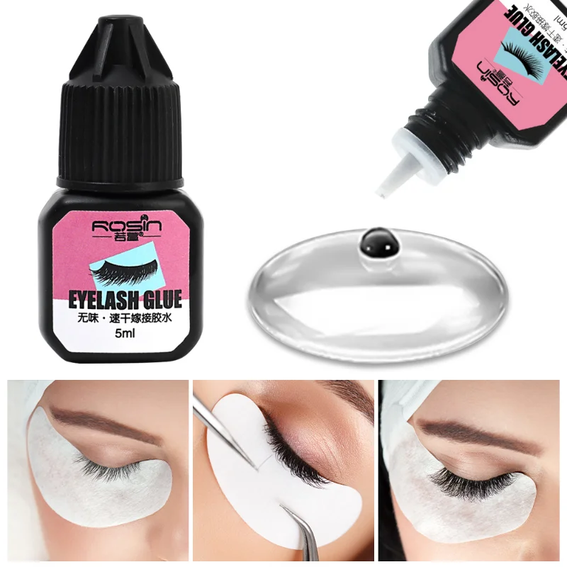 No-irritant Eyelashes Extension Glue Transparent Waterproof Lasting Quickily Dry Firm Self Adhesive Grafted Eyelash Glue Makeup