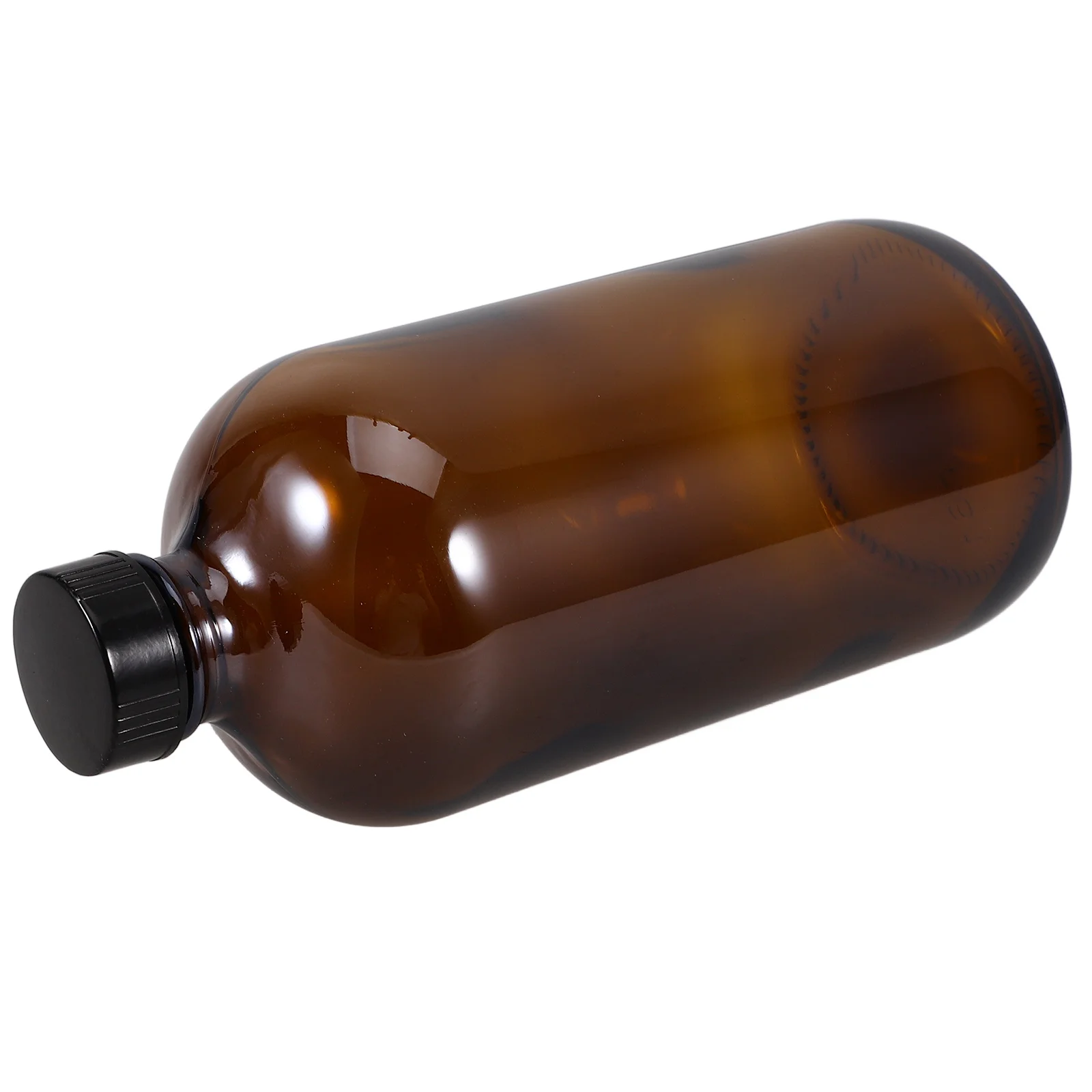 Glass Bottle with Cap Bottles for Oil Lab Chemicals Automatic Medicine Brown Phenolic Resin Laboratory Reagent Amber