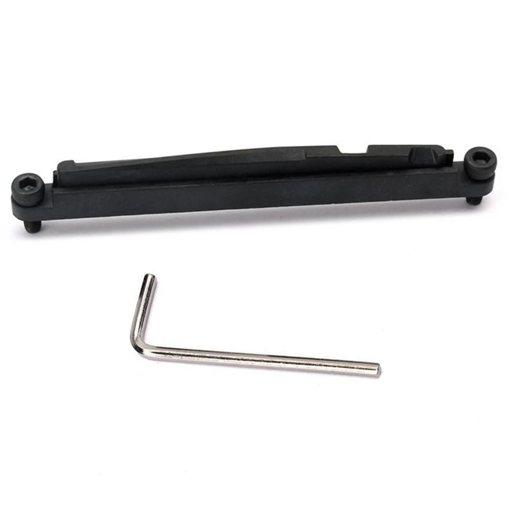 Tools Bridge Saddle Repair Tool Instrument Silver Guitar Accessories Guitar Guide Nut Metal 20g 8.1x2.5x1cm Black