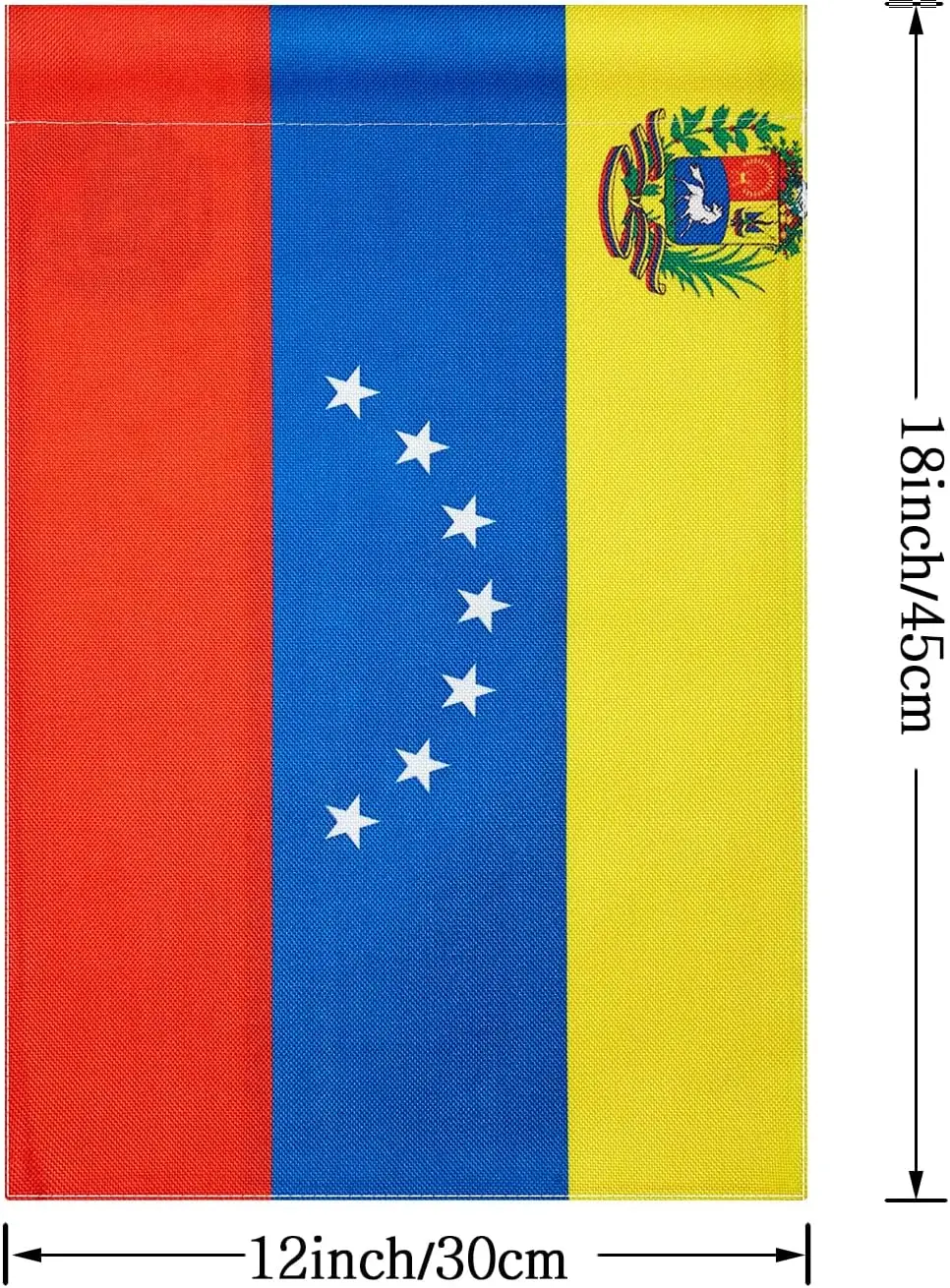 Venezuela Venezuelan Garden Flag Indoor Outdoor Decoration Flags,For Yard Outside 12 x 18 Inches,Double-Sided,DIY Celebration.