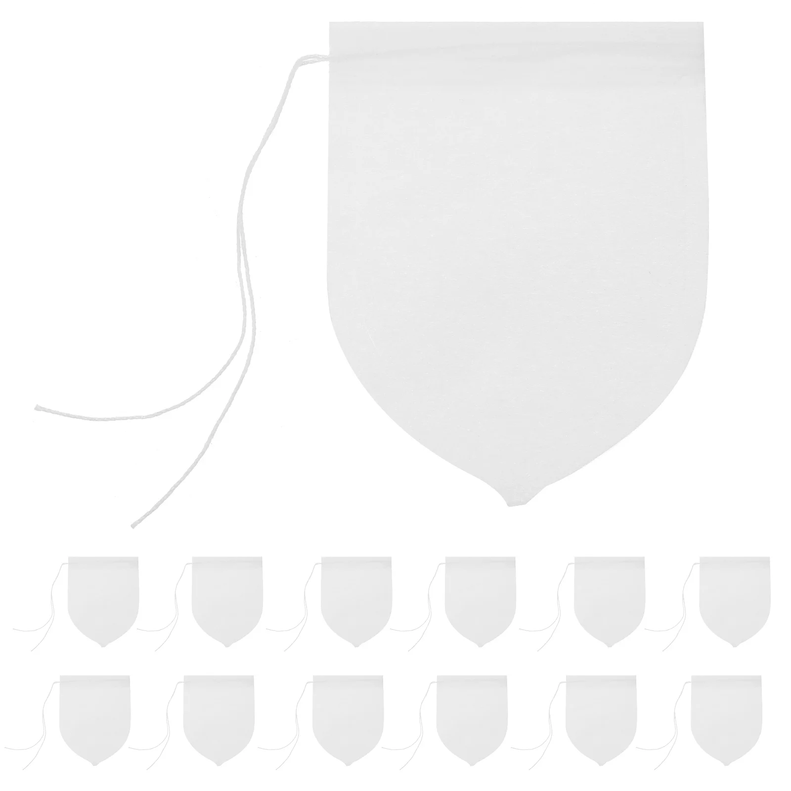 

100Pcs Disposable Loose Tea Filter Bags Food Grade Tea Infuser Bags Drawstring for Loose Leaf Herbal Coffee Strainer