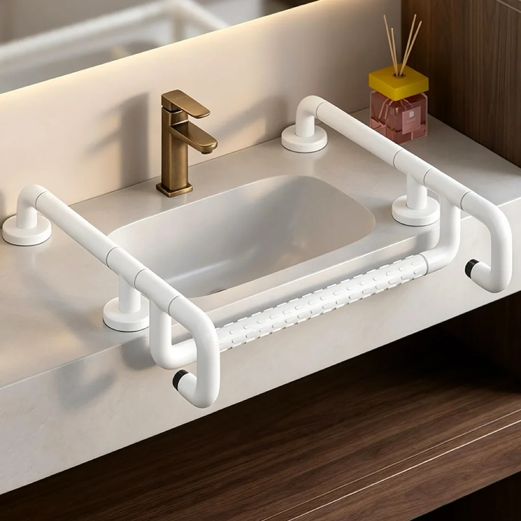 Bathroom washbasin handrail for the elderly disabled on the stage basin non-slip handle barrier-free senior-friendly