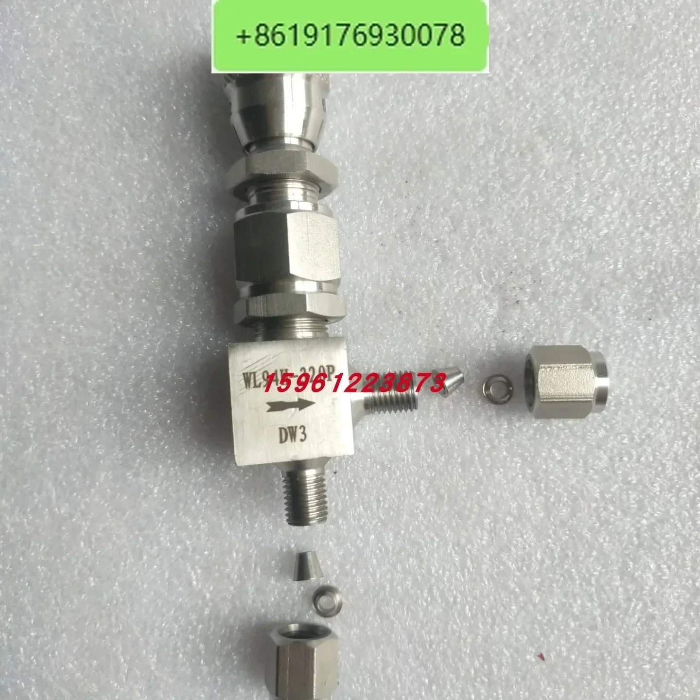 Stainless steel regulating valve Angle micro regulating valve WL94H-320P G ZG NPT flow regulating valve