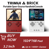 Genuine TRIMUI BRICK Retro Handheld Game Console Portable Video Player Open Source Linux System 3.2 Inch HD Screen Games