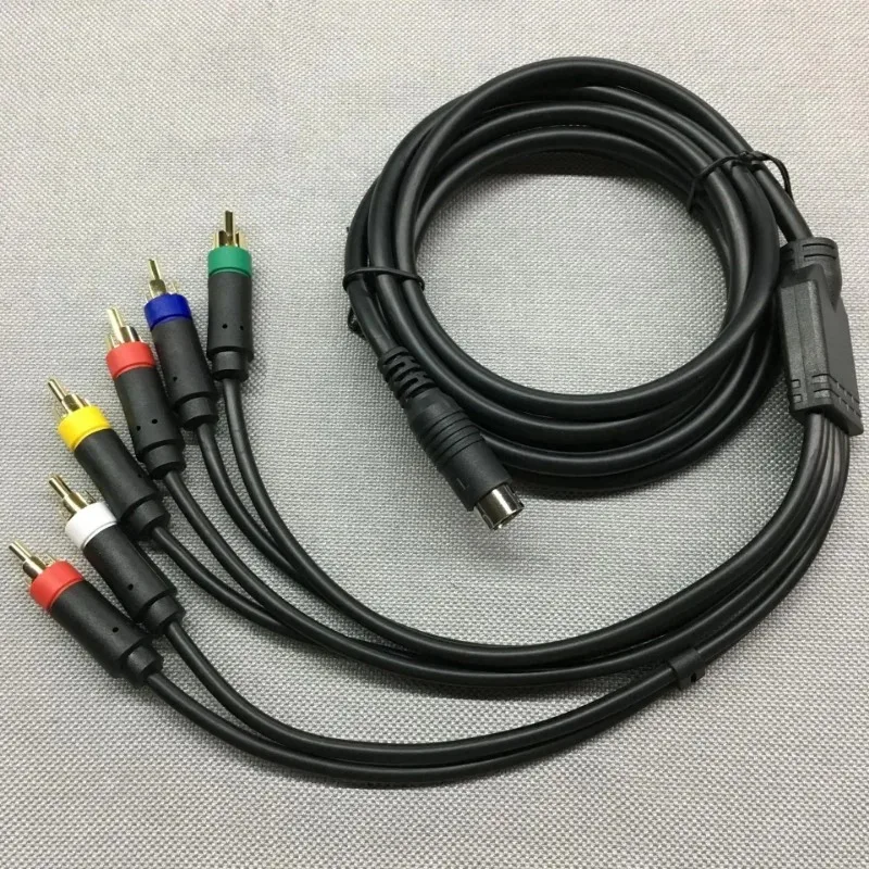 For SEGA Saturn RGB/RGBS RCA Composite Cable for PVM BVM NEC XM Up SCALER BNC Not Component RGB+Sync AV Cable