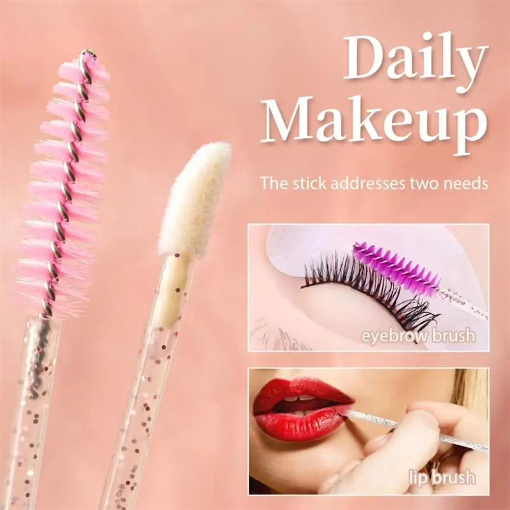 50PCS Eyelashes Brushes Wholesaler Disposable Lash Mascara Brush Lashes Extension Eyebrow Lipstick Wands Applicator Makeup Tool