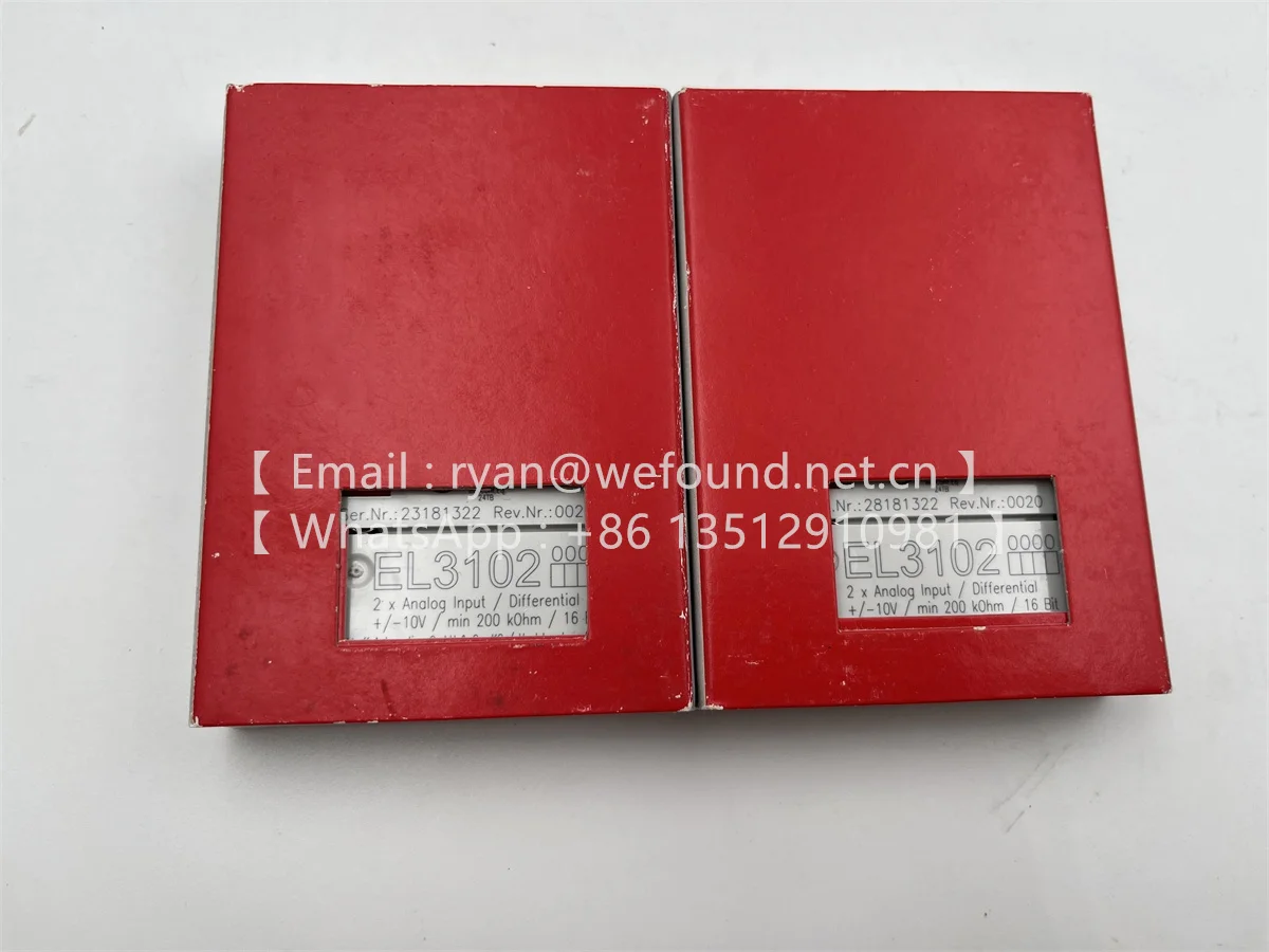 

Терминал EL3102, 2-канальный аналоговый вход, напряжение, ±10 В, 16 бит, дифференциал