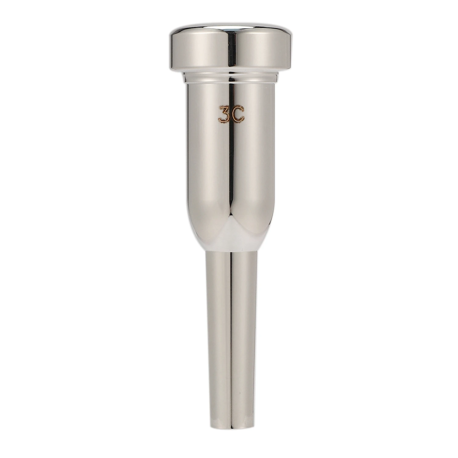 

Trumpet Mouthpiece Meg 3C Size Silver for Bach Beginner Musical Trumpet Accessories Parts with 3C LOGO