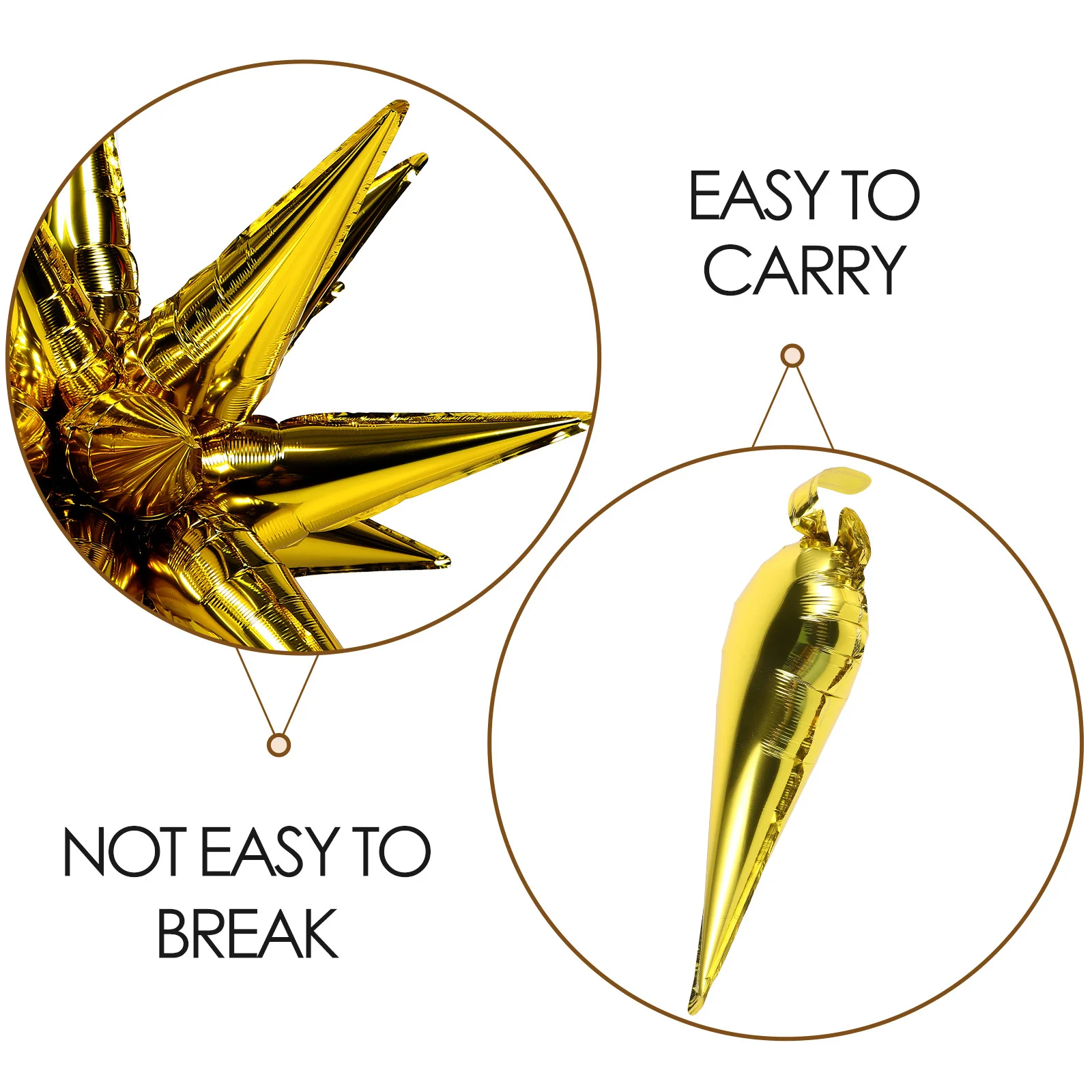 50 قطعة بالون زينة معدني مخروط ستار بالونات كبيرة لامعة احباط DIY بها بنفسك قوس بالونات للحفلات كابينة تصوير الاحتفال ديكور #5