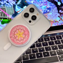 Trouvaille for Magsafe Phone Grip Tok Griptok Magnet Magic Circles Phone Stand Holder Macsafe Acrylic Griptok Korea Girl Support