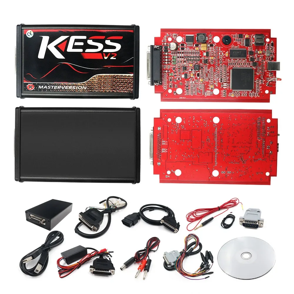 Kess V2 V5.017 EU Version SW V2.8 with Red PCB Online Version Support 140 Protocol No Token Limited