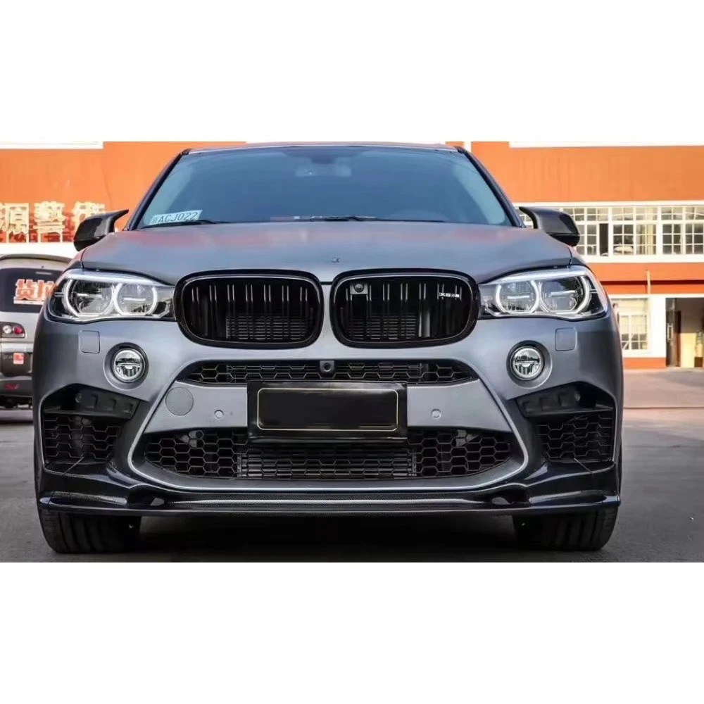 STLF Car Body Kit F15 to X5M Style Body Kit for BMWs X5 F15 2014-2018 Front Bumper Rear Bumper Side Skirts F15 X5m Bodykit