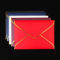 10 pcs/lot Dorure A4 A5 Enveloppe Papier Nacré D'affaires Fournitures Papeterie Cartes Postales Enveloppes pour faire-Part De Mariage