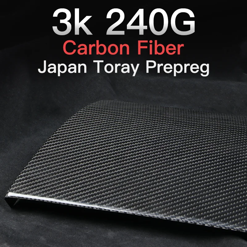 Real Carbon Fiber for Tesla Model 3 Model Y Glove Box Sticker Shell Dry Carbon 3K 240G Handmade Car Modification Left Hand Drive