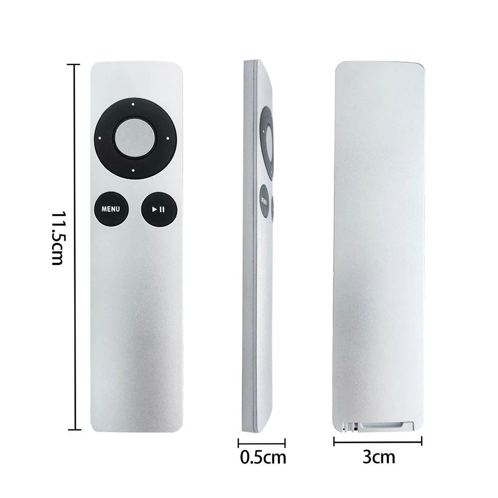 Replacement Apple TV Remote Control Compatible with A1156 A1427 A1469 A1378 Apple TV 1 2 3 4 - Not Original Made of Plastic