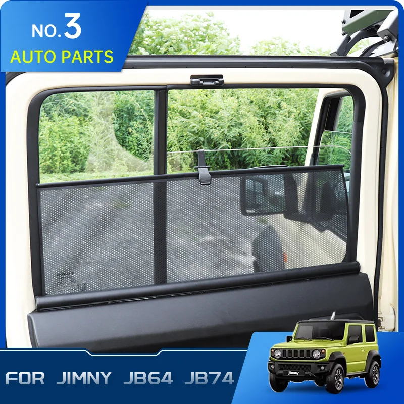 

Защитная черная солнцезащитная шторка-роллета для Suzuki Jimny 3-дверный/5-дверный 2019-2025, аксессуары для интерьера