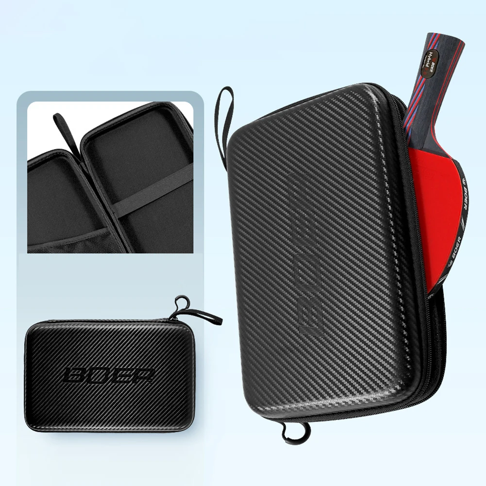 1 Pc Table Tennis Bat Cover Paddle EVA Bag Ping Pong Cases Zip Pocket Package Training Professional Ping Pong Pack