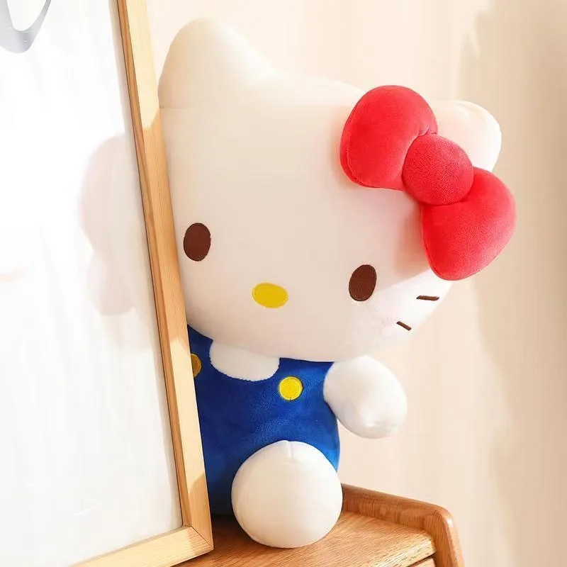 

Плюшевая игрушка Hello Kitty Sanrio, плюшевая кукла Kawaii Hello Kitty, мягкие игрушки Hello Kitty, подушка для дивана, домашний декор, подарок для ребенка