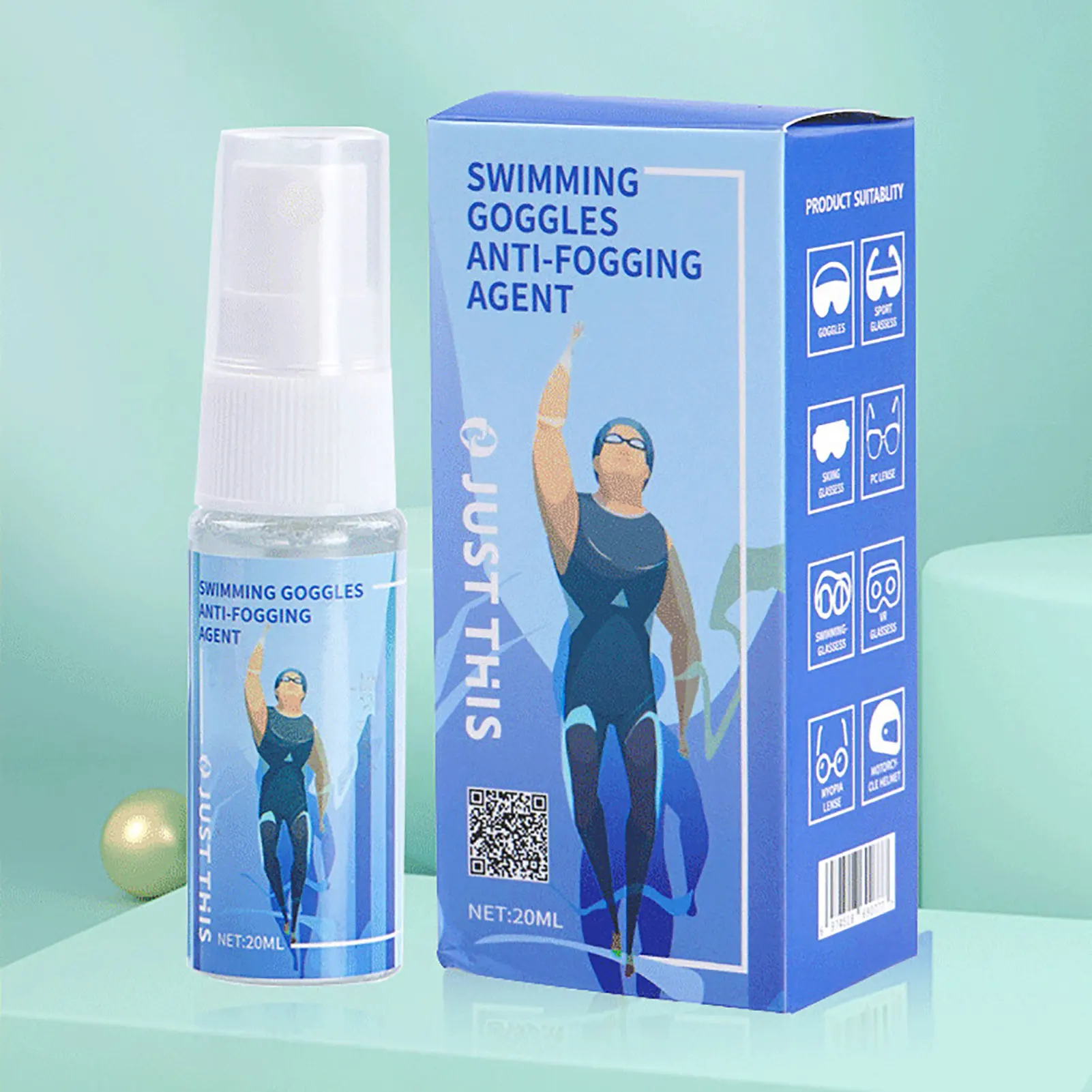 Anti Fog Spray For Goggles Swimming Glass Cleaner Defogger For Eye Glasses Goggles Sunglasses Mirror Antifog Prevents Lens Fog