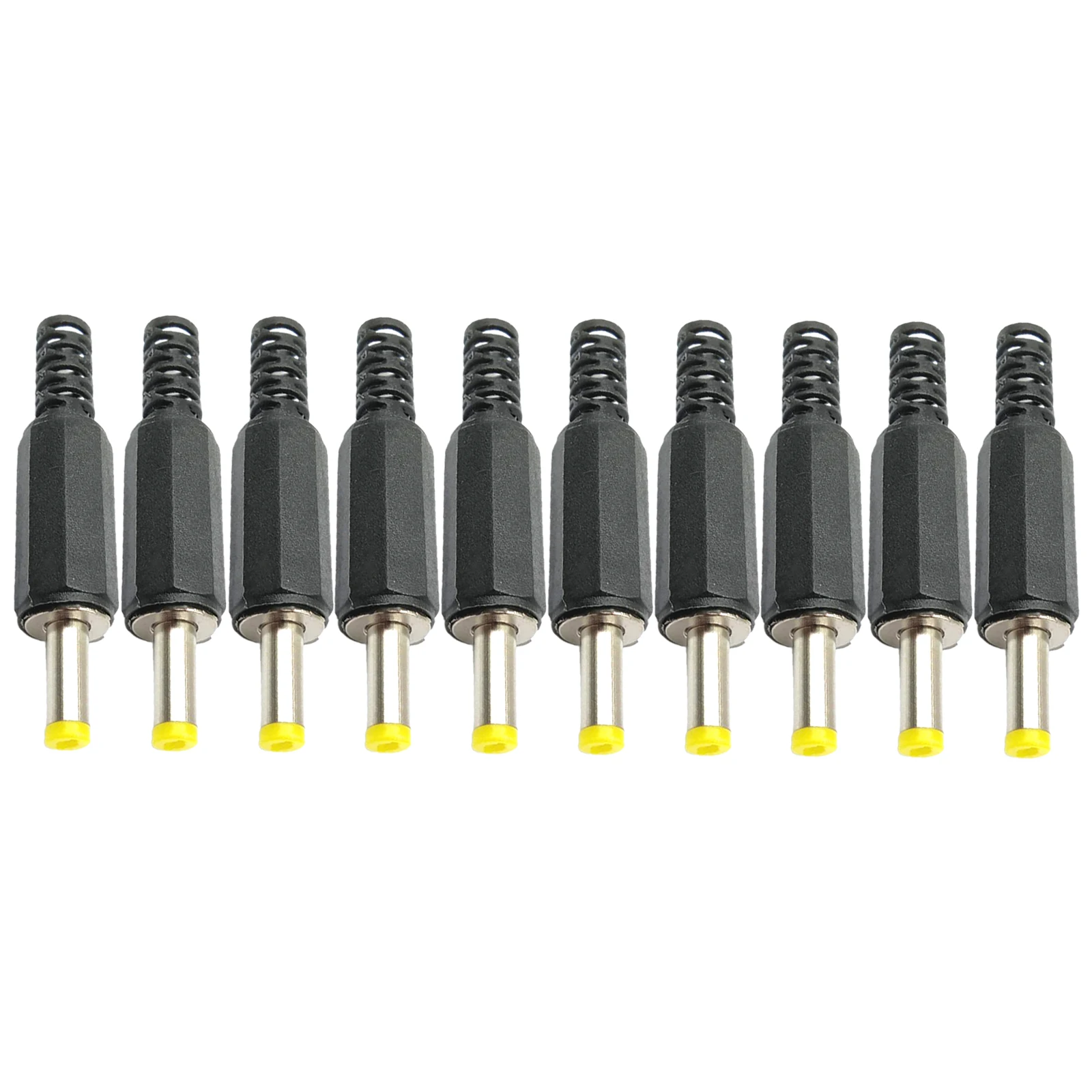 DC Power Connector 4.0 mm OD 1.7 mm ID with Spring Lock for Welding Assembly in Portable DVD EVD Charging Systems
