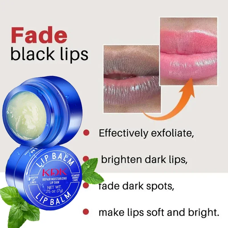 Remove Dark Lip Balm Lighten Melanin Lip Mask Exfoliating Fade Lip Line Dead Skin Moisturizing Brighten Repair Lip Care Products