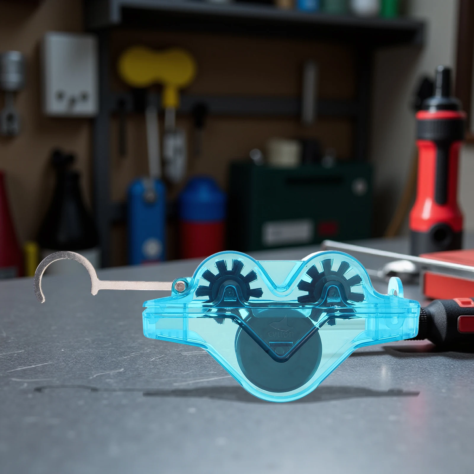 

Bicycle Chain Washer Bike Cleaning Device Gear Cleaner Tool for Motorcycles Scrubber Blue Brush Kit