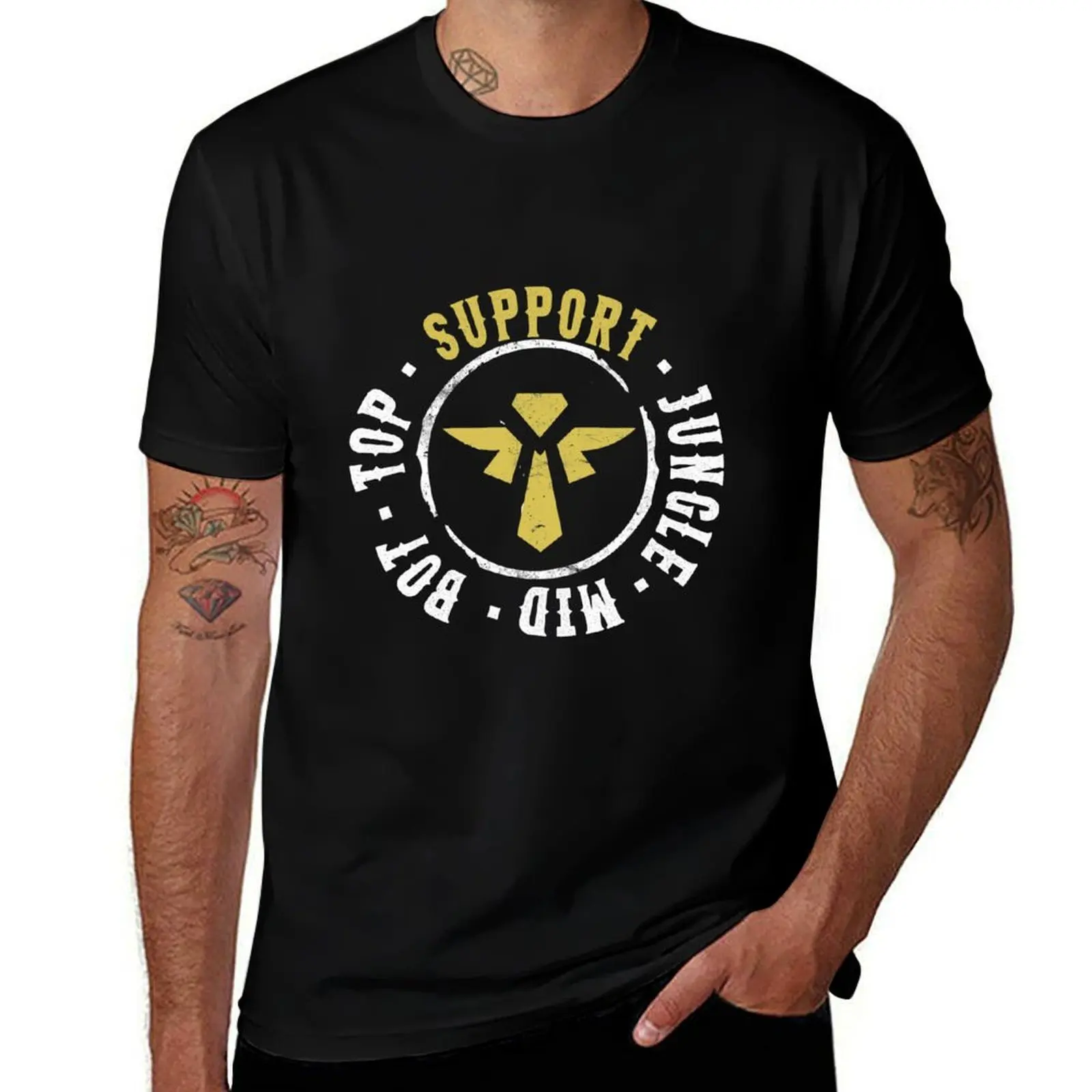 

SUPPORT SUPP DIFF SUPPORT DIFFERENCE BETTER SUPPORT WINS T-Shirt cotton t shirt man anime tshirt T-Shirt