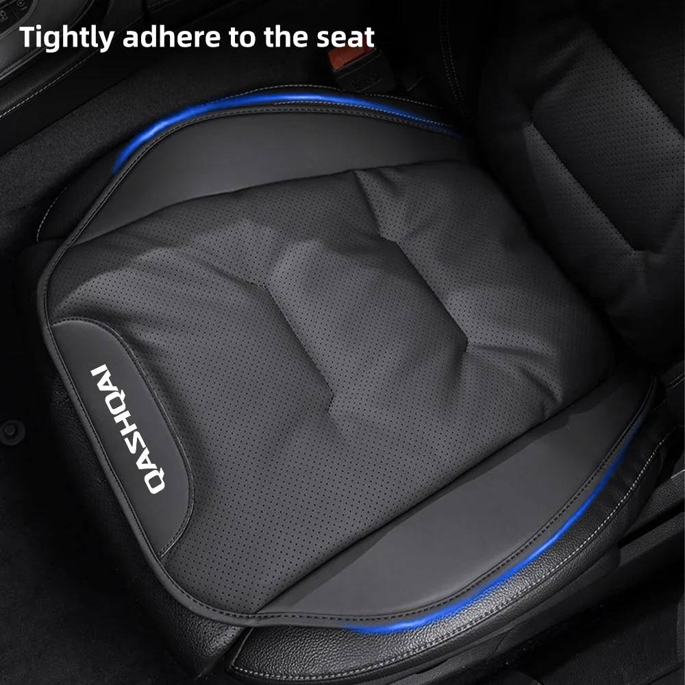 

Leather Car Seat Cover Universal Four Seasons Car Front/Rear Seat Cushion for Nissan Qashqai J10 J11 J12 Car Chair Protector Pad