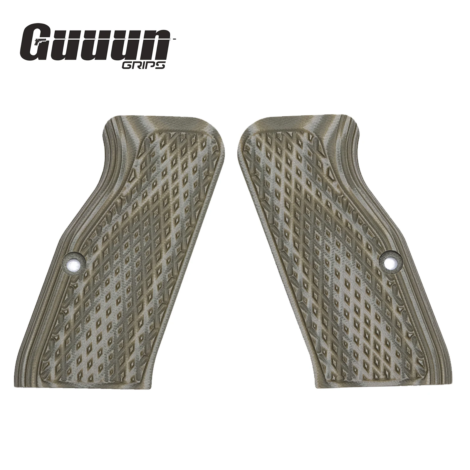 Guuun G10 Poignées pour Grand Cadre Tanfogvolets, Coupe Diamant Bergame Taille Moyenne