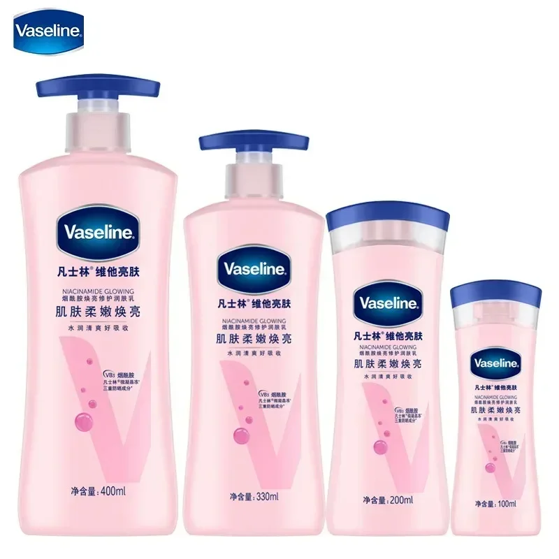 Vaseline Body Lotion Whitening Repairing Relieves Dry Brighten Skin Tone Hydrating Nourishing Lotion Genuine Original Beauty