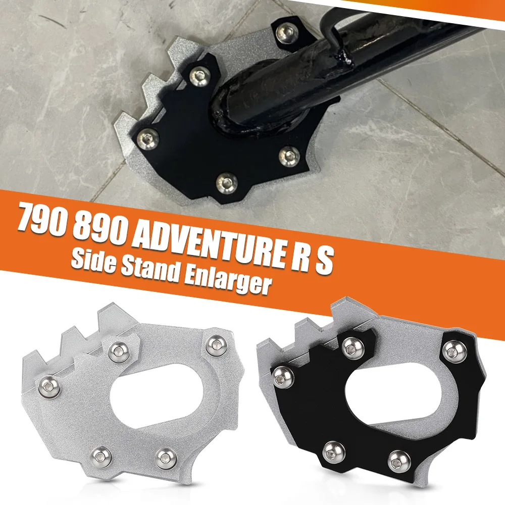 

Motorcycle FOR 790 890 Adventure R S Side Stand Extension Pad Support Plate For Husqvarna Norden 901 SIDE STAND Accessories
