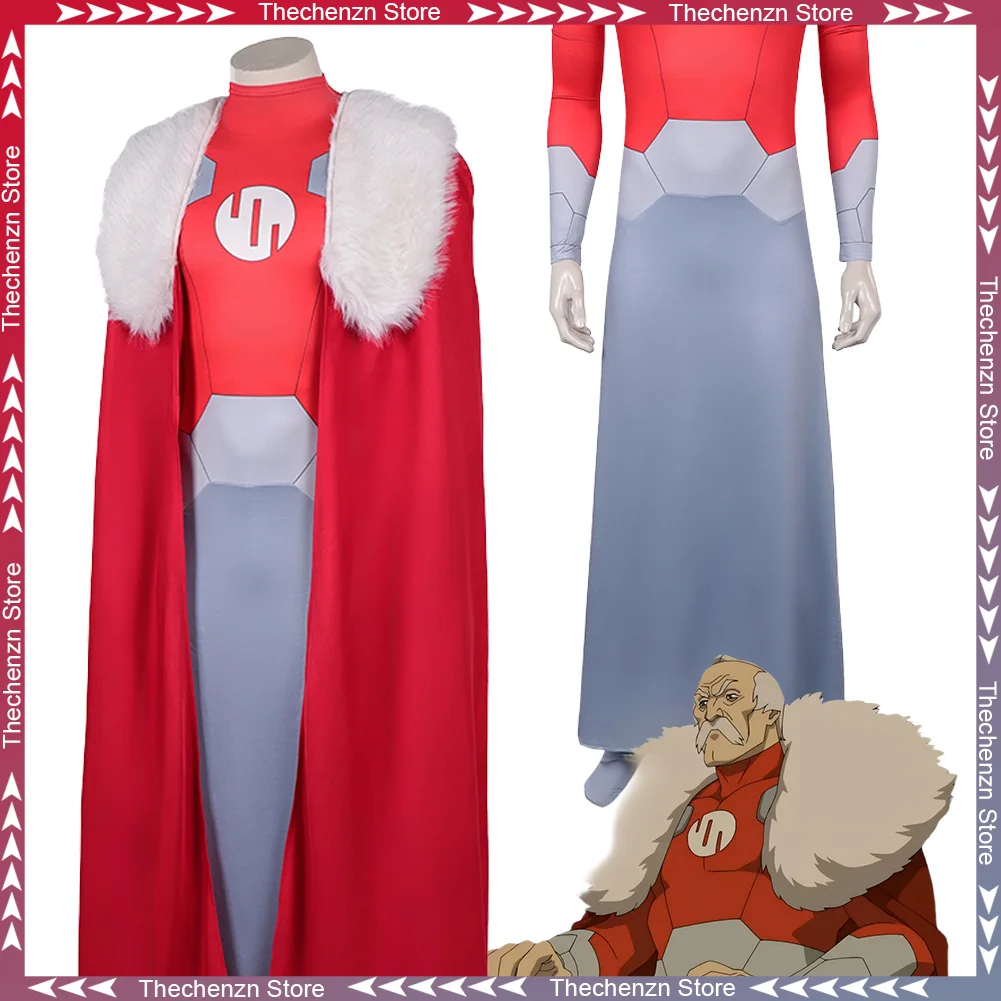 

Fancy Dress 2026 Cartoon Invincible Emperor Argall Cosplay For Men Jumpsuit Man Costume Halloween Male Fantasia Party Outfits