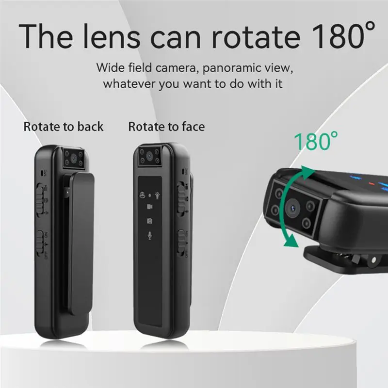 AY14 -HD1080P Infrared Night Vision Mini Recorder Camera Wearable Camera Car DVR Home Pet Camera Outdoor Body Camera view 3