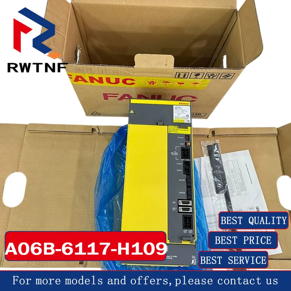 Brand New Genuine A06B-6117-H109 FANUC servo drive,100% original warehouse stock