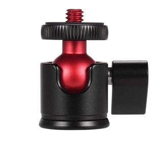 ABQR Aluminum Alloy 360 Degree Rotating Ball Head Suitable for Mobile Phones/Sports Cameras