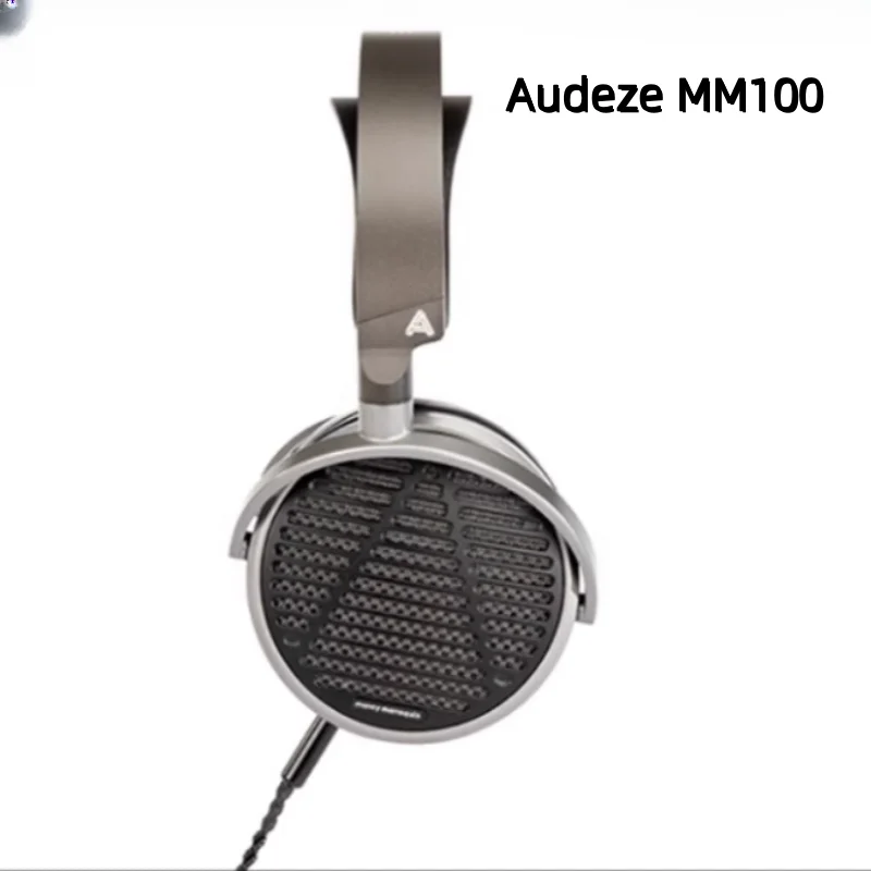 Audeze 모니터링 등급 헤드 마운트 플랫 이어폰, 유선 발열 HIFI 이어폰, MM100