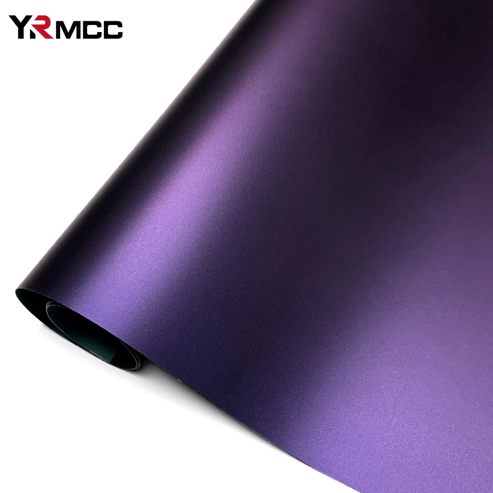 PET Car Vinyl Wrap Dark Night Purple Waterproof Vinyl Auto Tuning Adhesive Film for Car Motorcycle Stickers Decor Accessories
