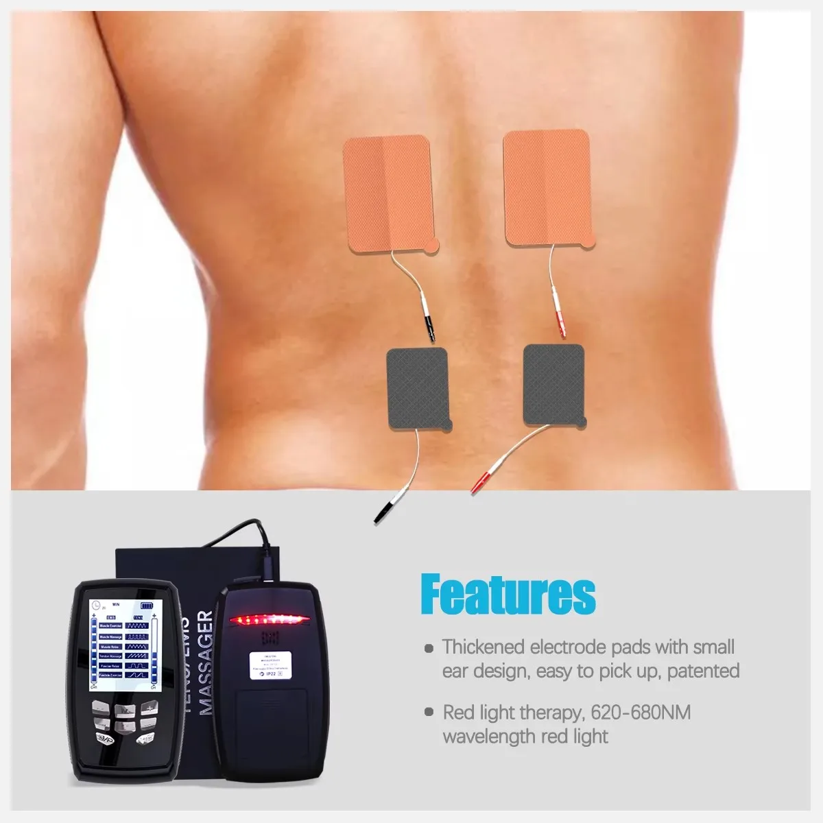 Physiotherapeutic device for muscle building and pain resistance